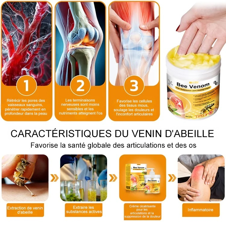 Laniska Crème Réparatrice pour Articulations au Venin d'Abeille