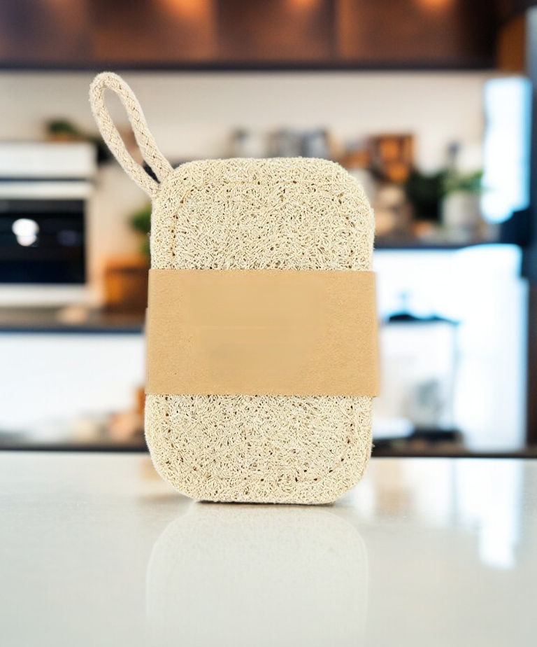 天然絲瓜絡洗碗刷握柄設計