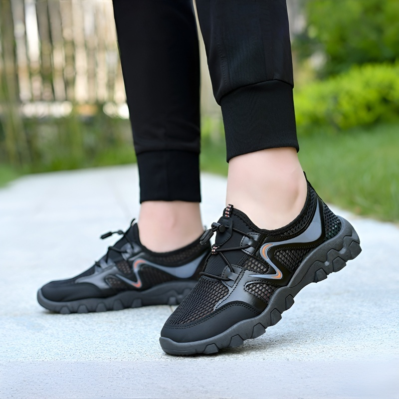 아웃도어 등산화 내마모성 아쿠아 슈즈 캐주얼 남 여름 통풍 그물 슈즈 아웃도어 등산화 펀칭 구멍 슈즈