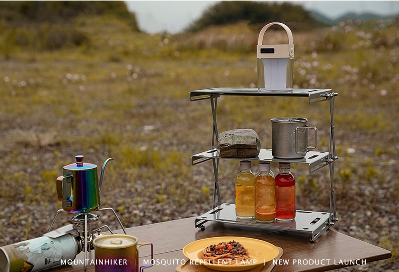 夜間の屋外活動に最適な蚊よけライト