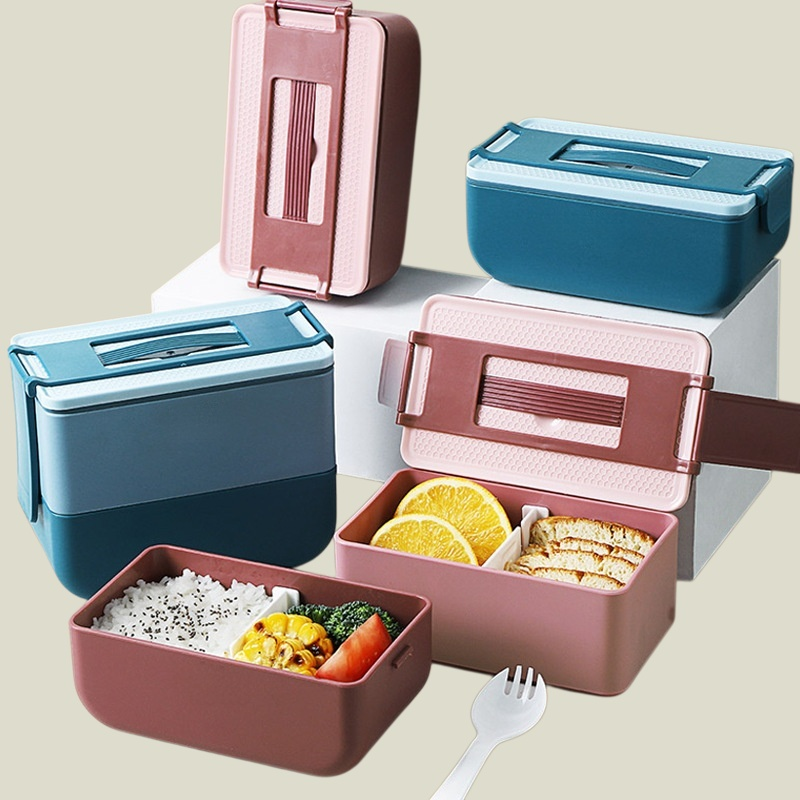 대용량 내고온 이중 도시락