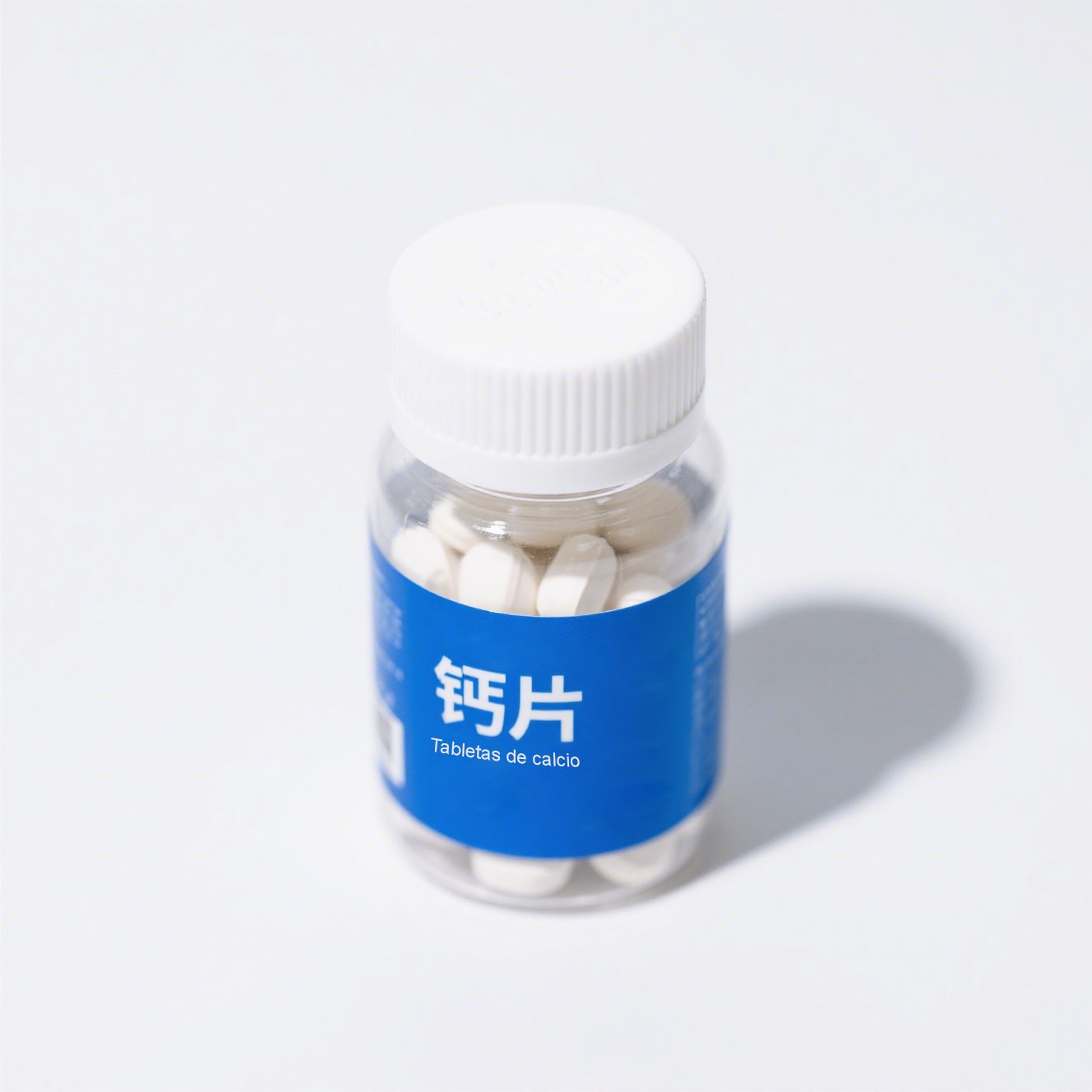 Calcio en tabletas (120 tabletas por frasco, paquete de 2)