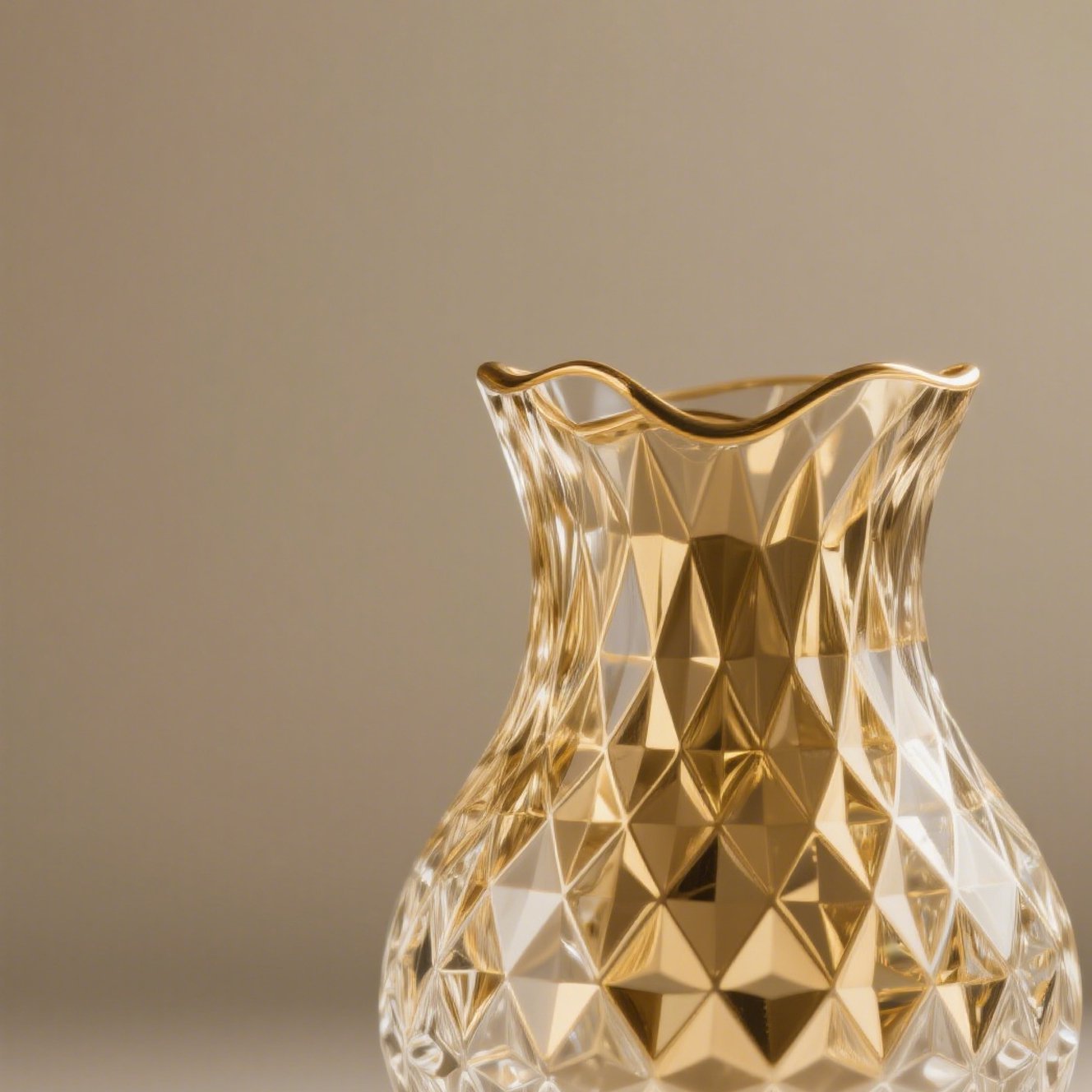 Elegantní křišťálové vázy (3 ks)