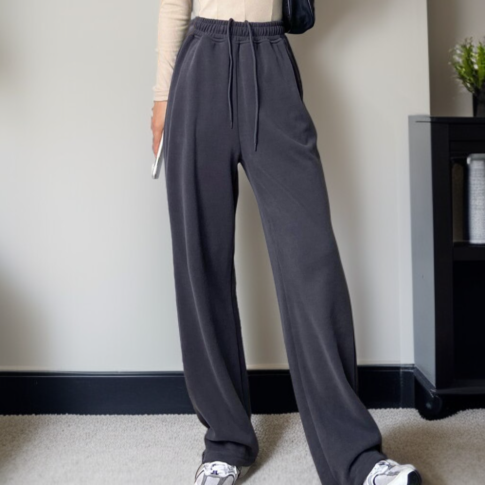 ルーズフィット・スウェットパンツ スポーツパンツ 眠る 惜しげもなく ツイード プラス