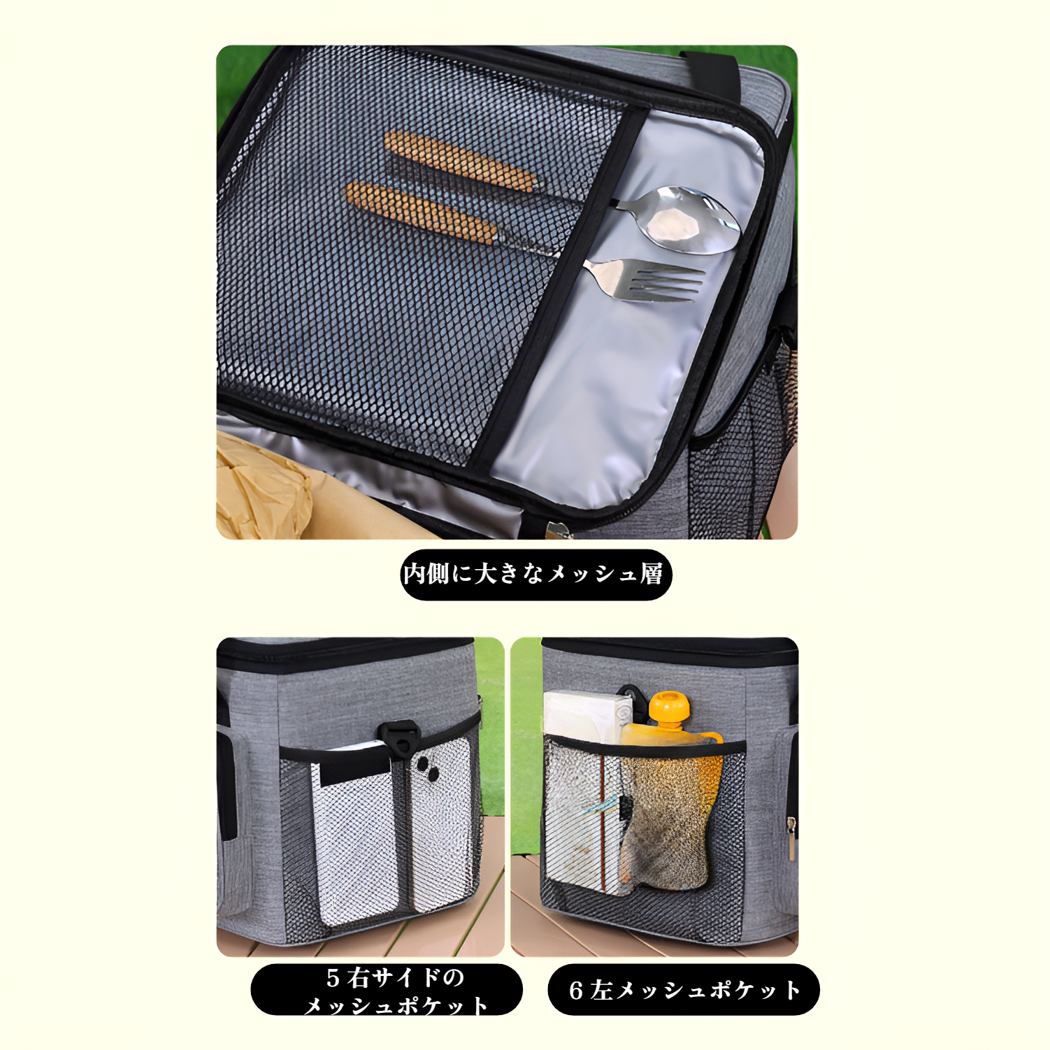 クーラーボックス 大容量 保冷 保温 防水 耐摩耗 保冷バッグ 4層断熱 水漏れ防止 折り畳み収納可能 軽量 3WAY仕様 ソフトクーラーボックス キャンプ/釣り/BBQ/ピクニック/運動会/お花見/