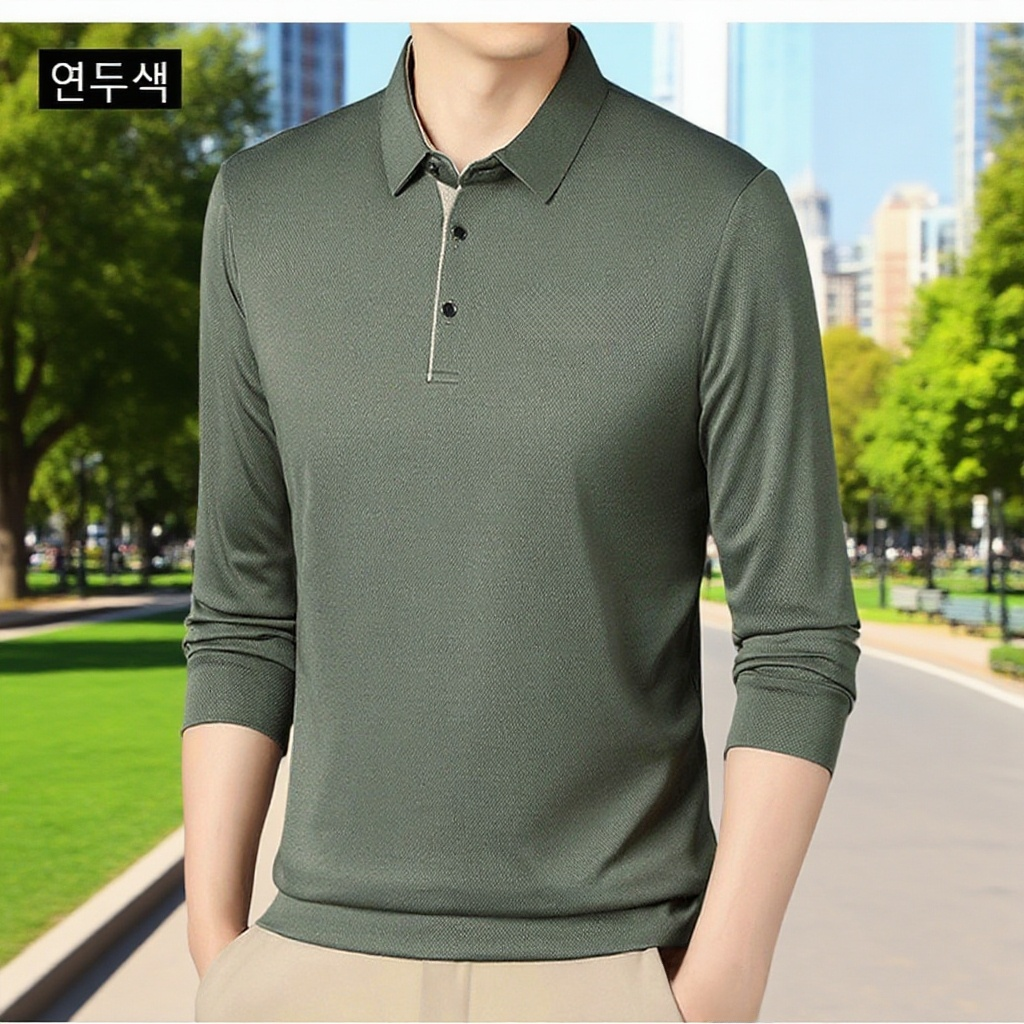 고급스러운 컬러 남성 비즈니스 셔츠