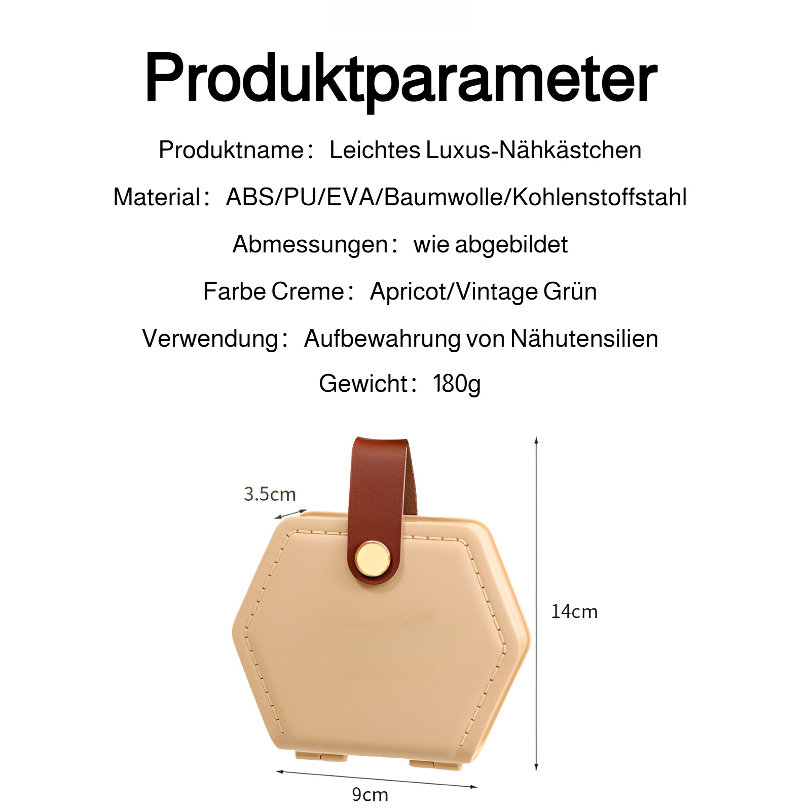 Vielseitiges Nähzubehör Set im kompakten Etui
