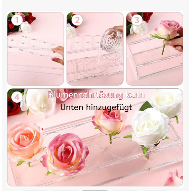 Moderne Acryl Rechteckige Vase