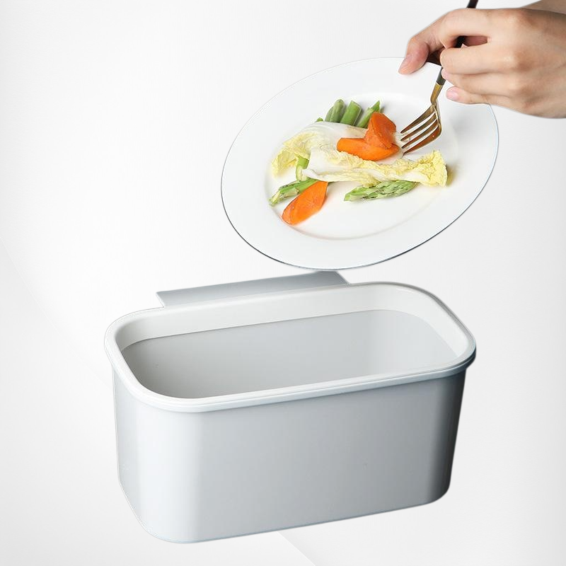 キッチン壁掛けゴミ箱 日本製 吊り下げ式 ホワイト