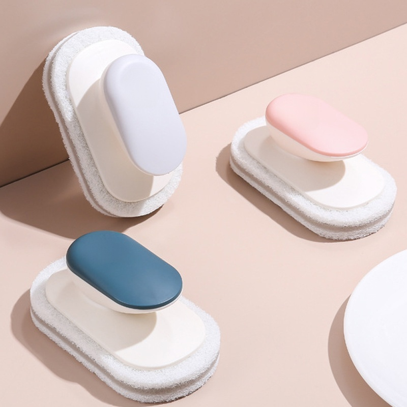 ハンドル付き掃除用スポンジ