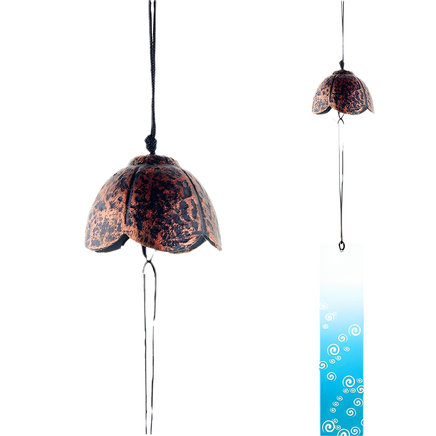 風鈴 金属 鉄器 ふうりん 手作り 伝統工芸品 日本の夏の風物詩 風鈴 おしゃれ ウィンドチャイム いい音 鐘 贈り物 プレゼント 釣鐘