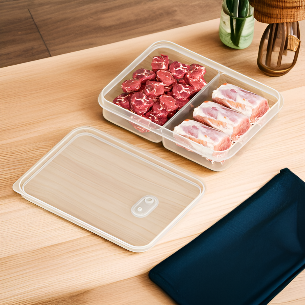 冷蔵庫保存に最適な厚手タッパー