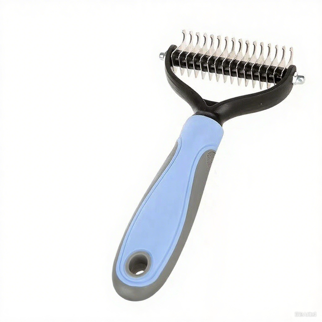 厚い髪結び除去ペット用両面ブラシ