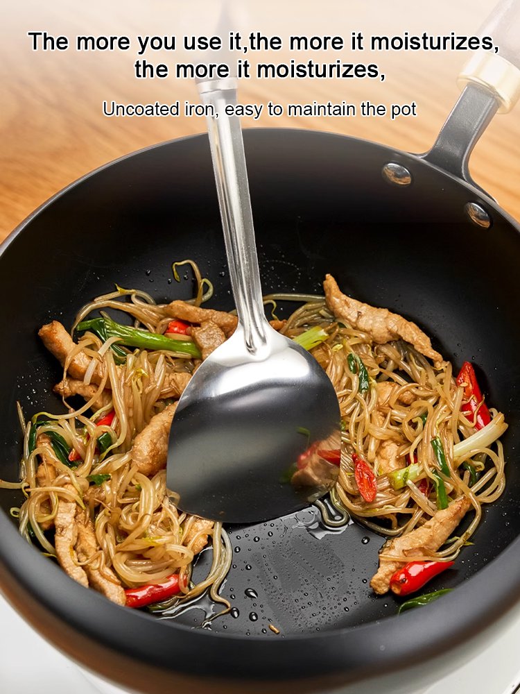 [Uncoated healthy pot] Iron-supplemented pure iron non-stick pot
