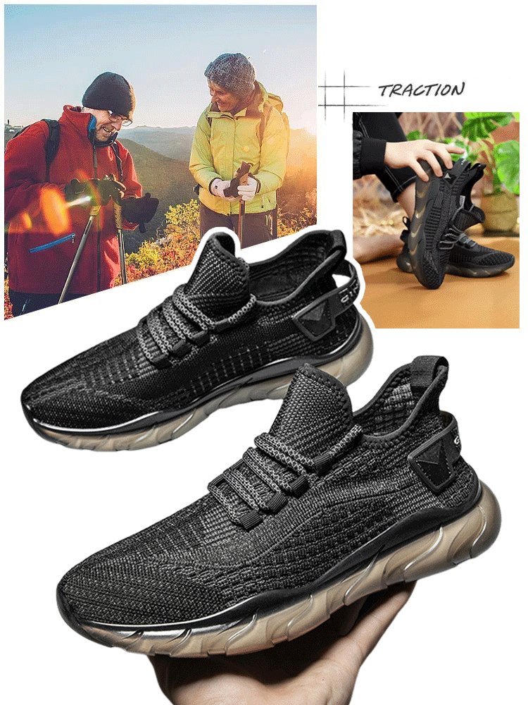 남성 플라이 니트 통기 스니커즈