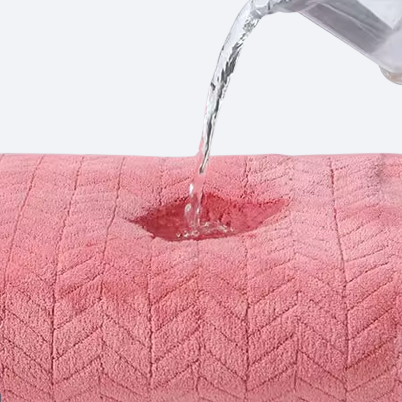 코르크 털 퍼프 소프트 타월