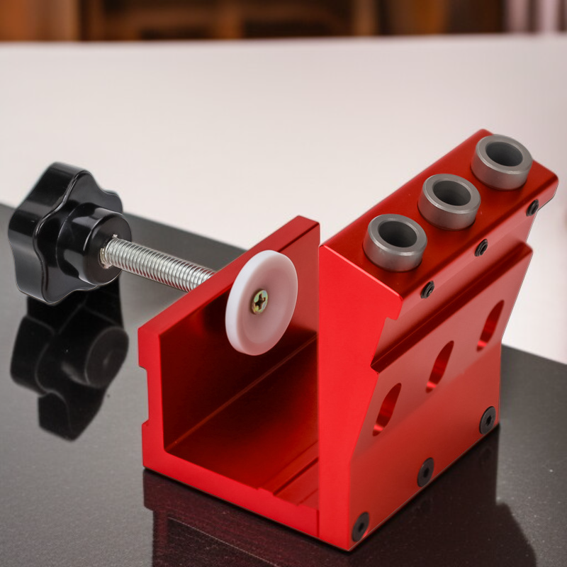 木製ボード用穴あきロケーターの使用例