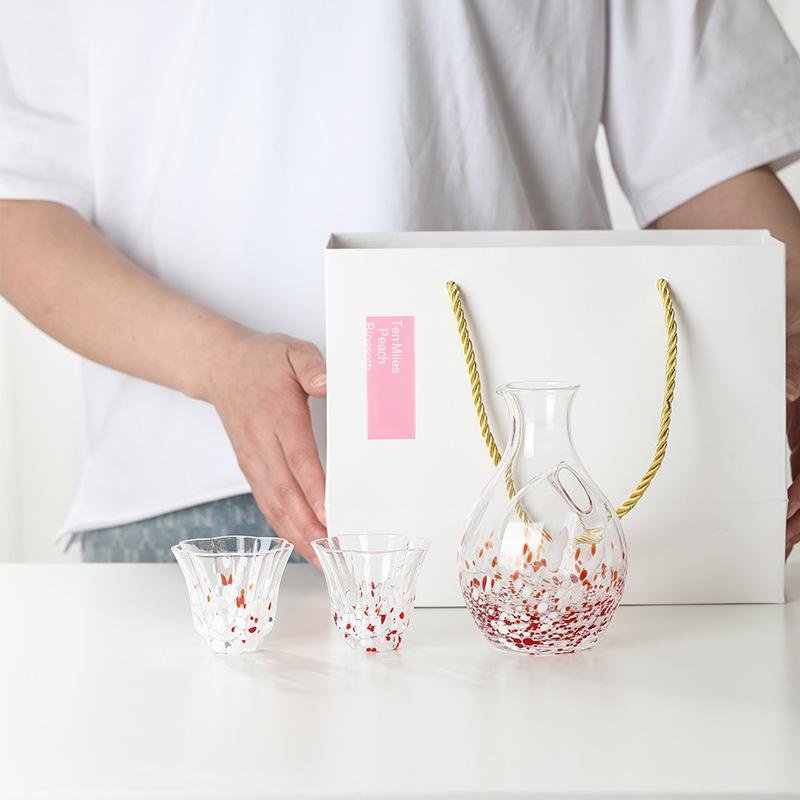 Kristall Sake Set für Geburtstagsgeschenk