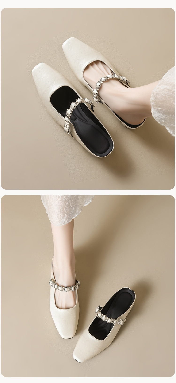 高級感あふれるフレンチデザインのレディースサンダル