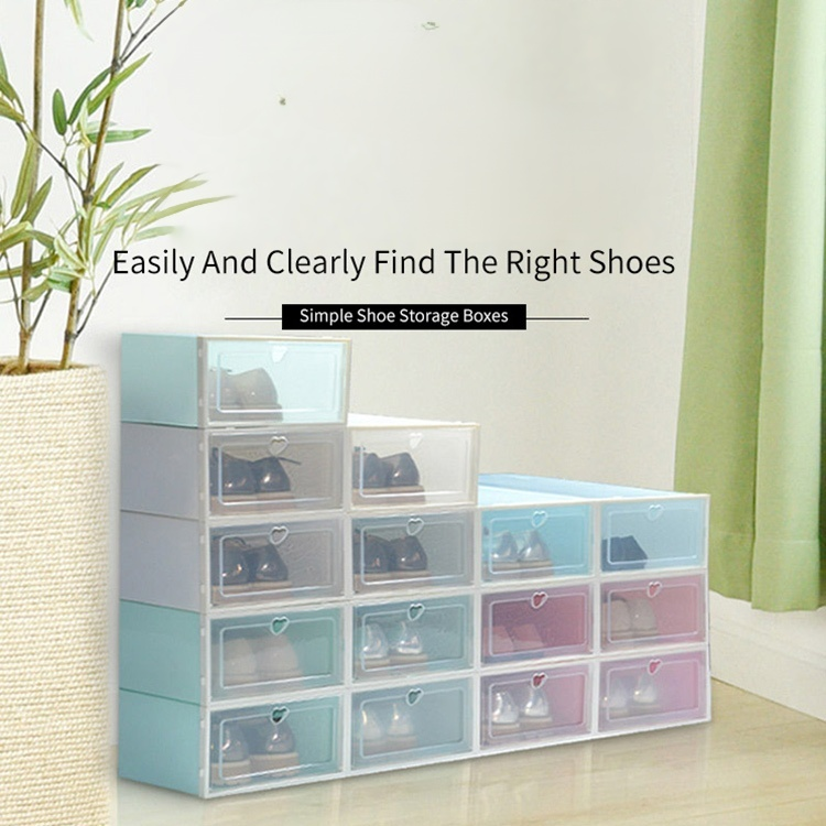 Transparent Thickened Stackable Shoe Storage Box