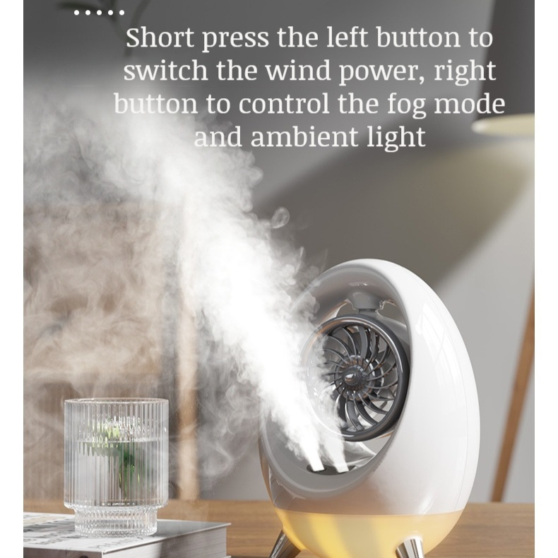 water-cooled air conditioning fan home outdoor portable small chiller usb charging dual spray fan