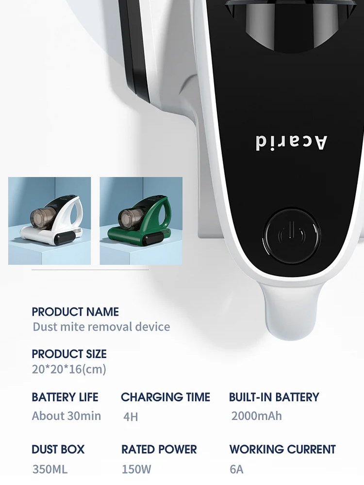 Wireless UV high suction handheld vacuum cleaner