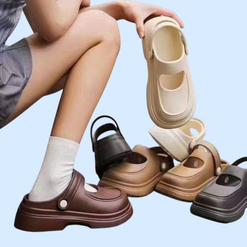 柔らか厚底ビーチサンダル