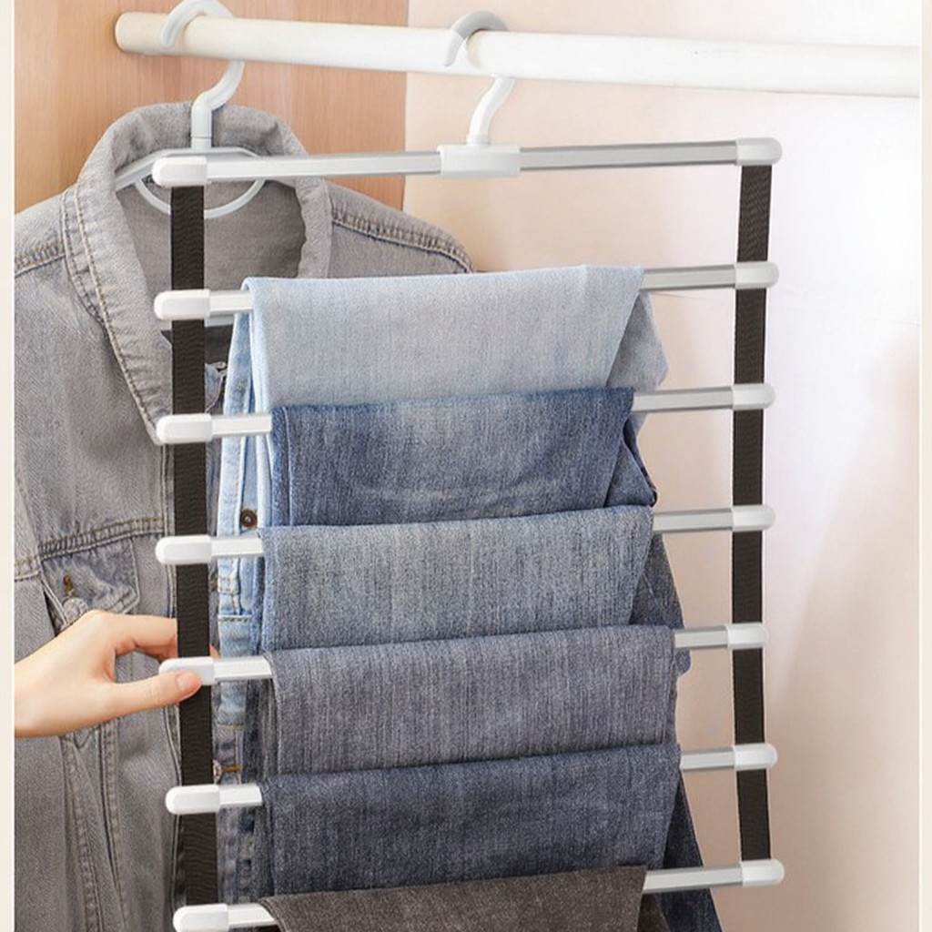 Többszintes összecsukható nadrágtartó 