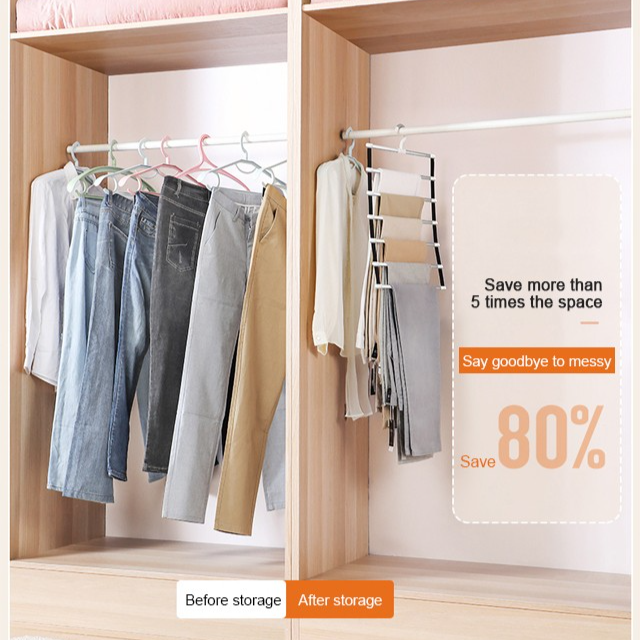Multi-Tier Folding Pants Hanger