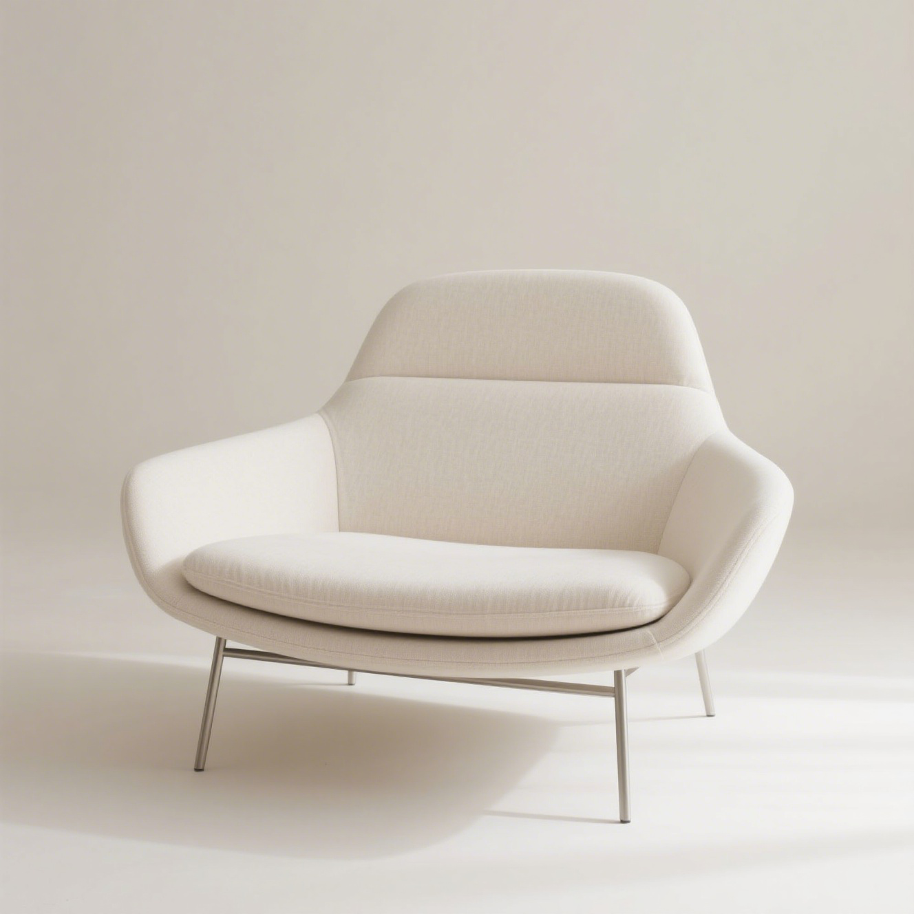 Skandinávský Křesílko s Polštářem