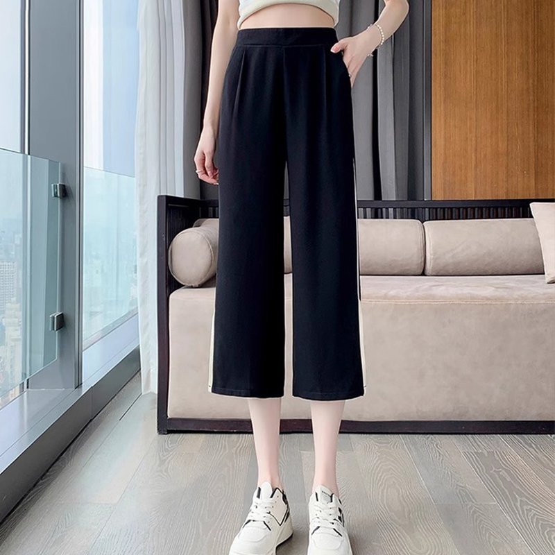 冷感シフォンワイドパンツ