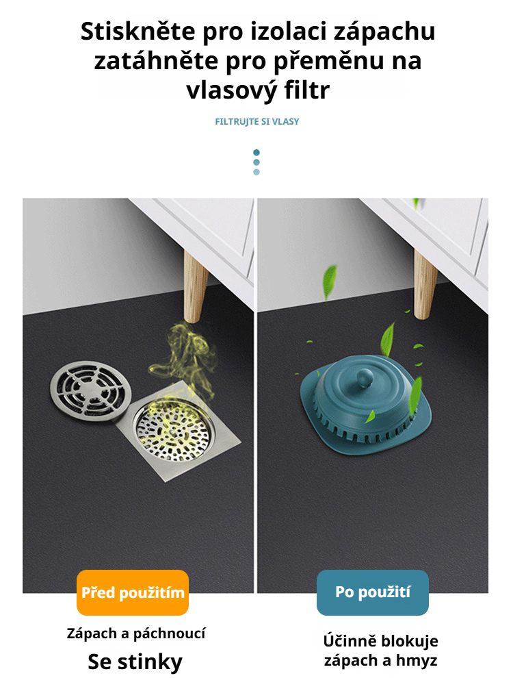 Moderní design krytu podlahového odtoku