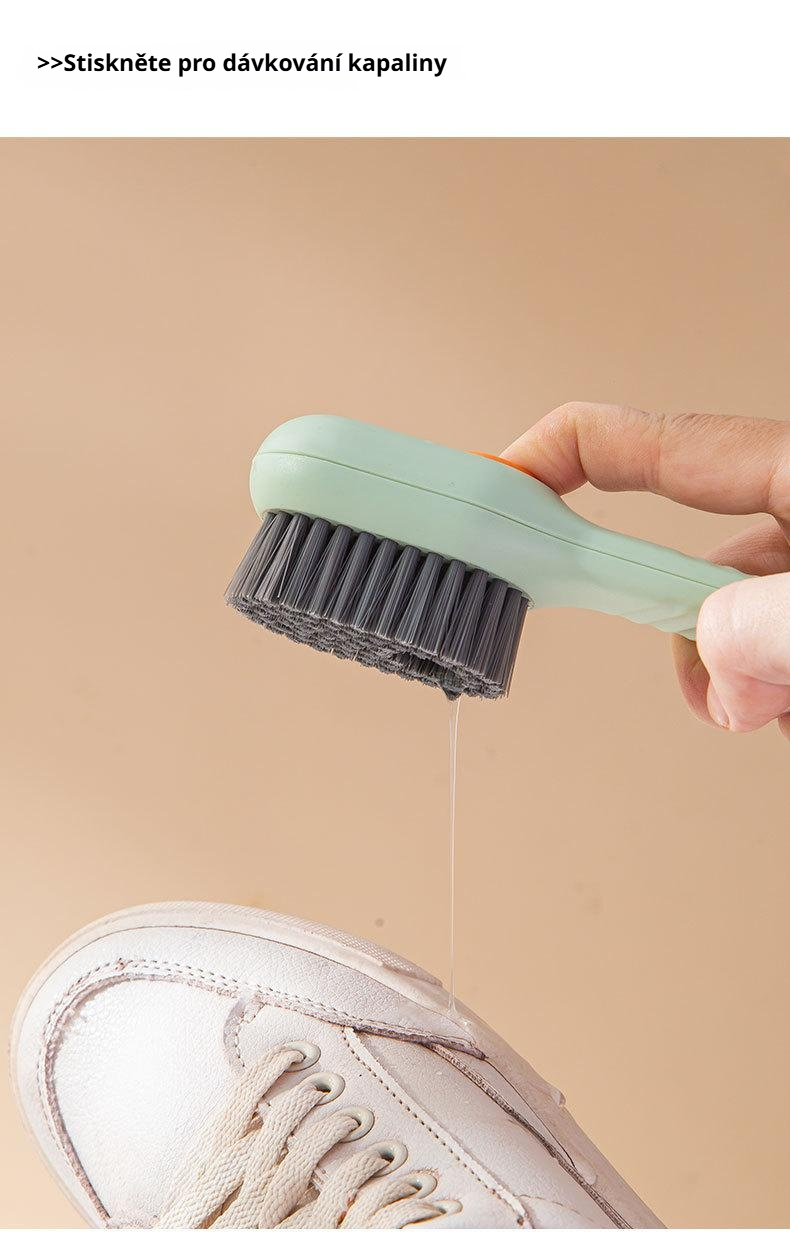 Péče o boty s tekutým kartáčem