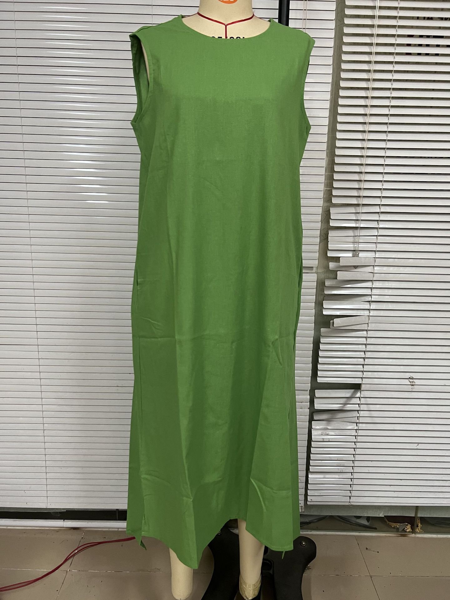 7色展開レディーススプリットドレスカラー比較