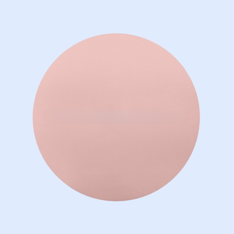 라운드 PU 가죽 플레이스매트