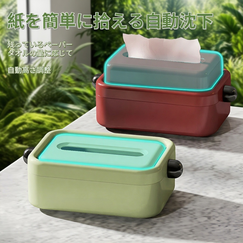 新しいクリエイティブな持ち上げ可能なティッシュボックス寝室リビングルーム高価値紙箱家庭用シンプルで芸術的な収納ボックス