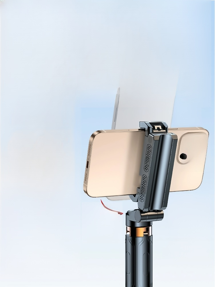 Quadruped 360 degree rotating mini selfie stick