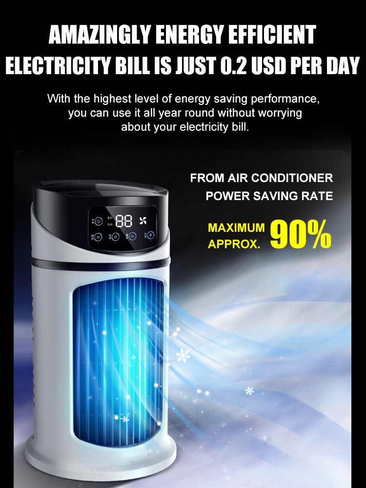 Quiet, compact air cooler with mist humidifier function