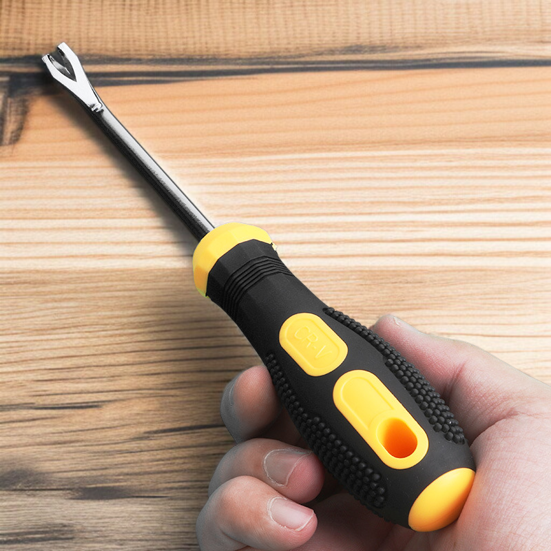 오픈 엘보 못 드라이버 내구 장식 못 뚫기 문판 소파 자동차 장식 공구 내마모 드라이버 공구 세트