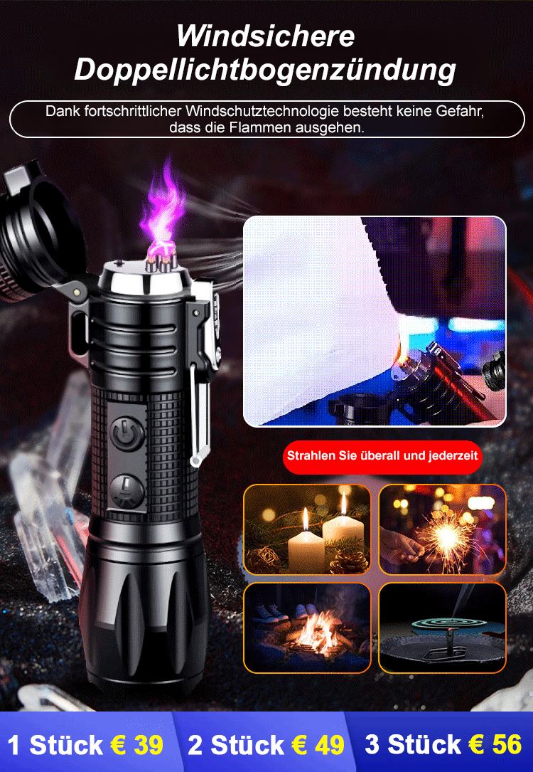 【Selbstverteidigungswerkzeug】Selbstverteidigungstaschenlampe