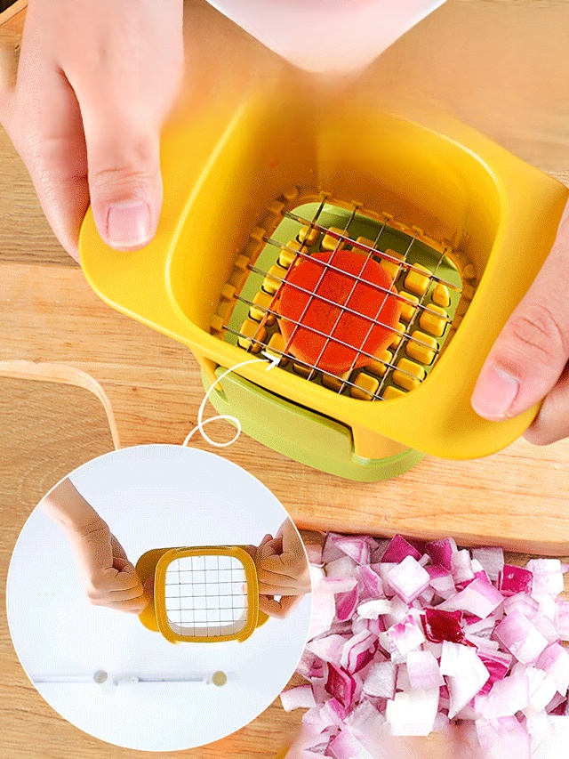 Home Gemüseschneider Schneiden von Streifen und Stücken in einer Sekunde