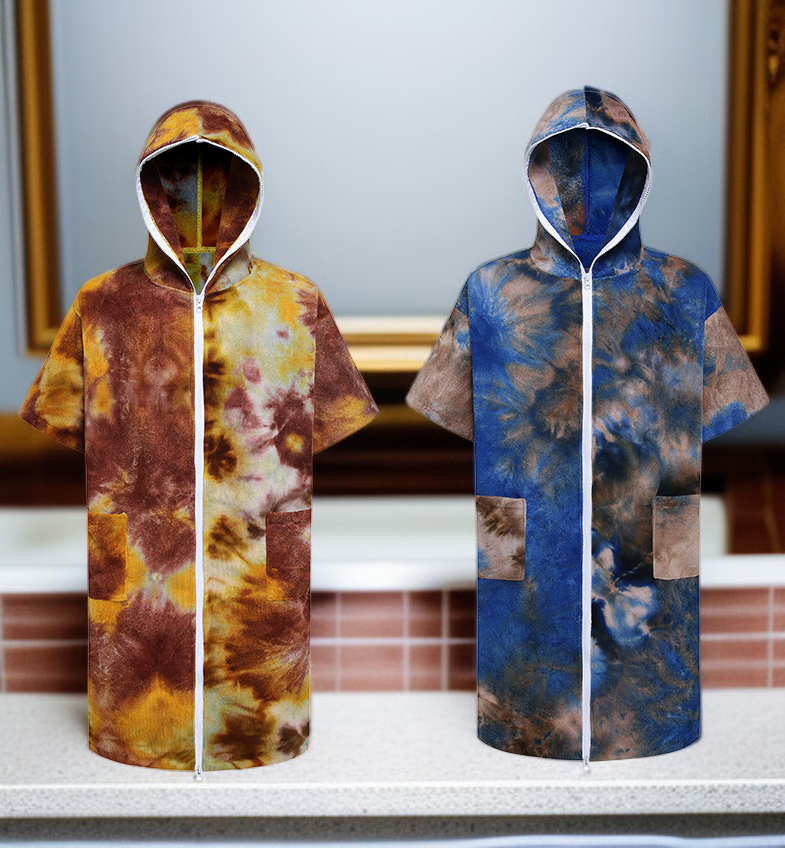 Microfiber bath towel for rapid drying