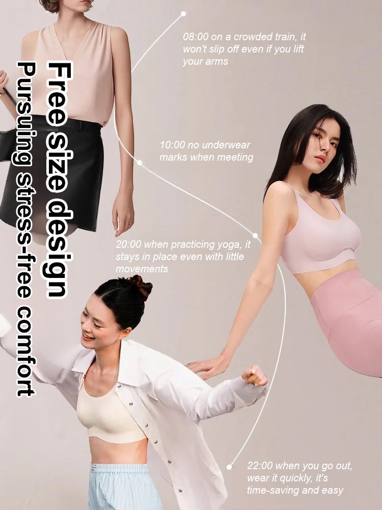 Invisible breasts and small breasts bra