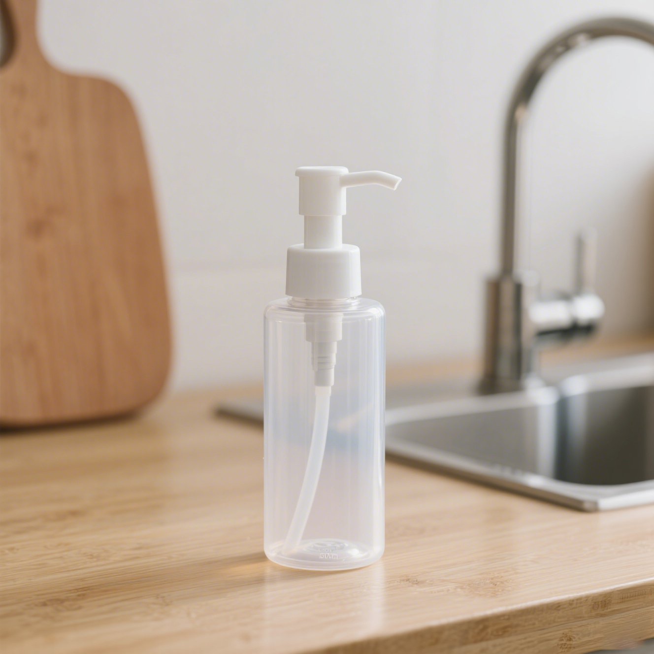 透明分裝瓶按壓頭細節