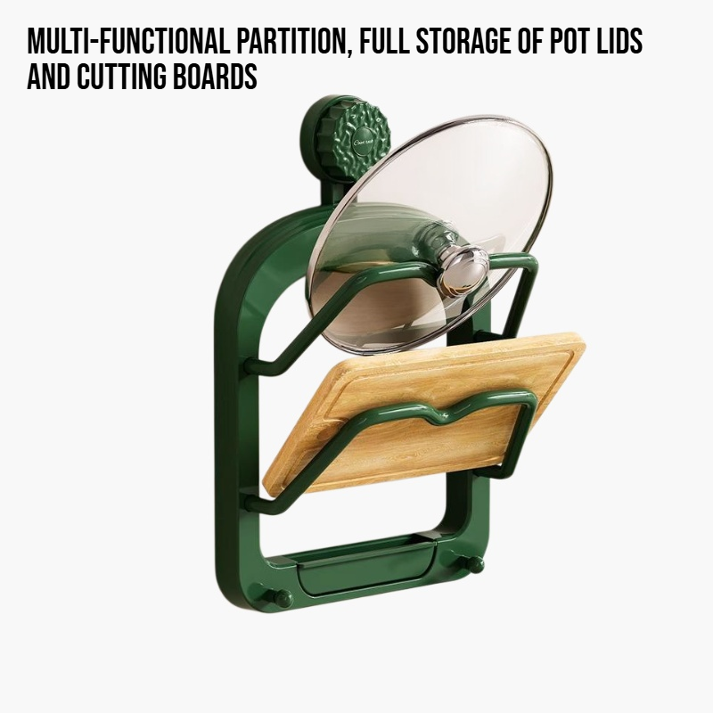 Wall mounted kitchen rack