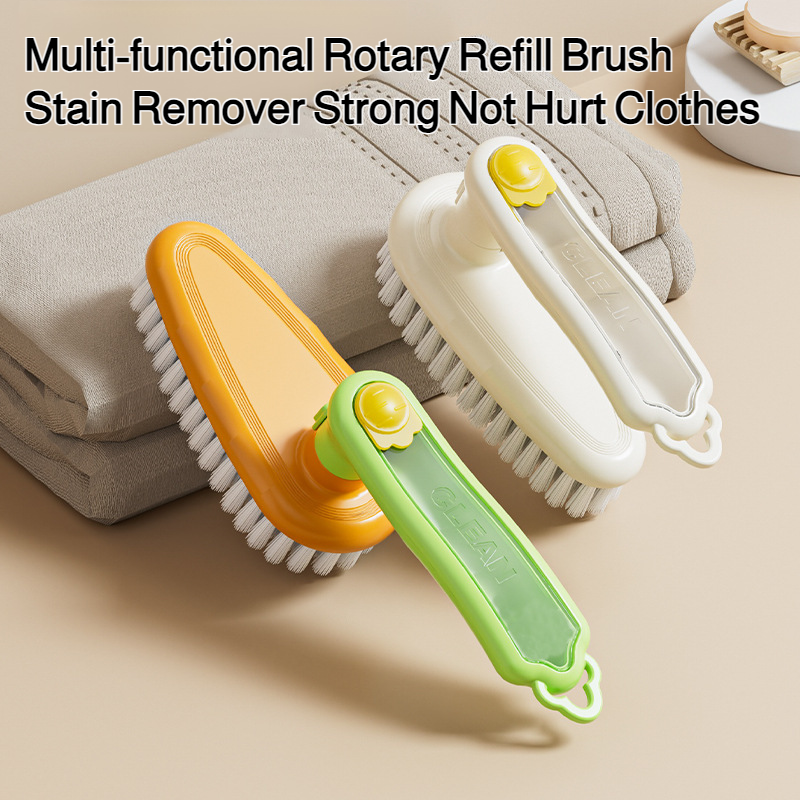 Household 2in1 encrypted stain remover brush