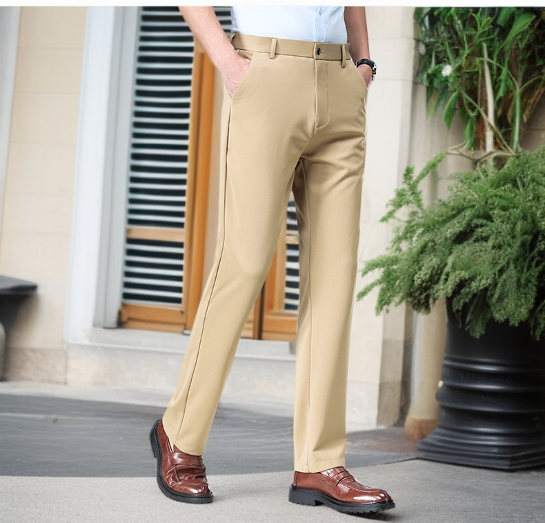 비즈니스 출근 스타일 남성 정장 팬츠