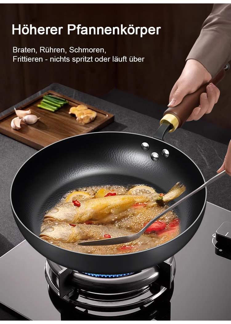 Vielseitige Bratpfanne für verschiedene Kochmethoden