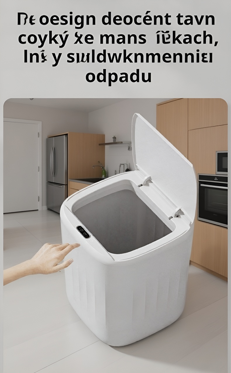 Nabíjení odpadkového koše s vestavěnou baterií