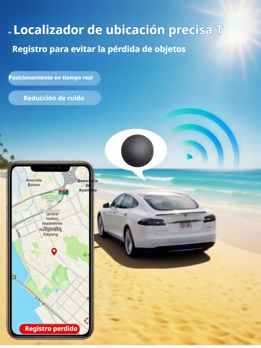 Vista frontal del localizador GPS GF10